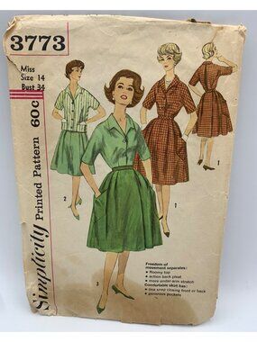 Simplicity Misses Shirt Top Skirt Sewing Pattern Size 14 3773